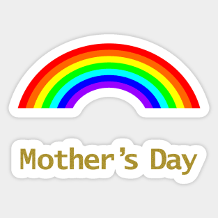 Mothers Day Rainbows Sticker